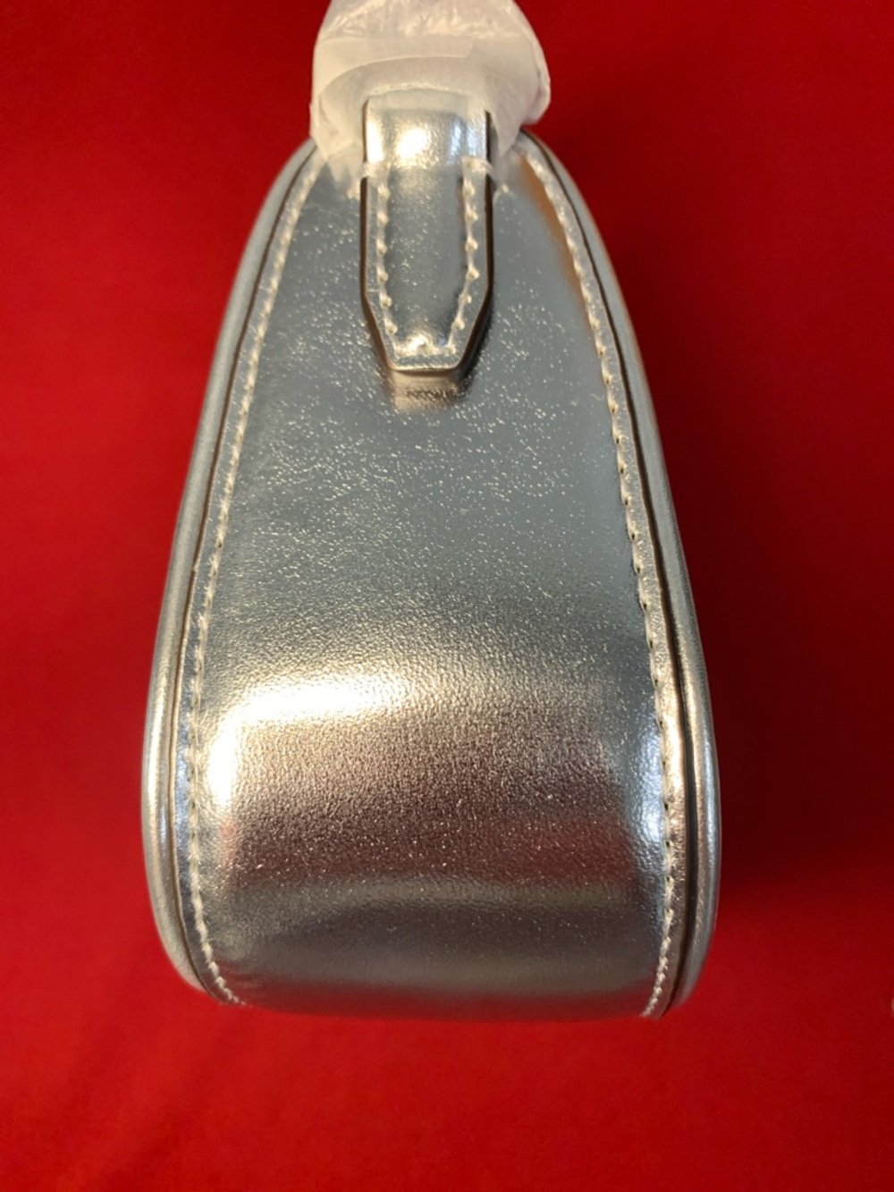 Michael Kors Silver Crystal-Embellished White Crossbody Bag - Picture 11 of 12